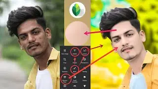Snapseed Face Smooth Photo Editing | Snapseed High Blur Background And Yellow Tone Photo Editing
