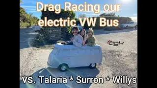 Drag Racing our New VW Bus Build