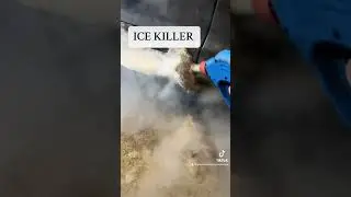 Usuwanie lodu myjnią parową