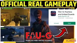 FAUG Gameplay with Guns | FAUG Game Real Gameplay