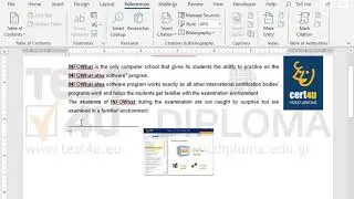 Insert the phrase cert4u in the beginning of the Footnote text displayed at the end of the page...