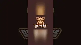 Bulldog logo animation intro