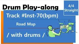Drum Play-along ( Original ) / #Inst 70bpm / with drums /