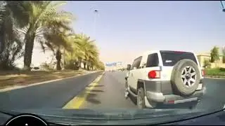 انقلاب اف جي 🤦‍♂️ هذه حجمها و تنقلاب بسرعة 😮