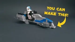 How to Upgrade LEGO Star Wars 501st Battlepack BARC Speeder 75280 Alternative Build LEGO MOC