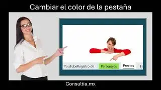 Cambiar el color de la pestaña en Excel