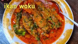ikan woku khas manado, serius enak banget