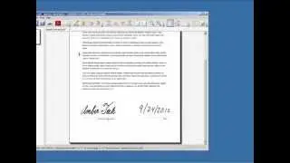 Signing a PDF with the ImageSign Pro