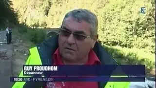 rn20 - sortie de camion de la rivière - sept 2010