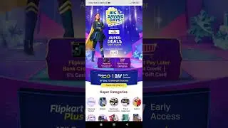 flipcart Big saving Days is Going live from 15 December only for flipcart plus members. Shop Now