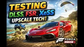 RTX 5070: DLSS vs FSR vs XeSS TTA FXAA MSAA VS FRAME GEN  in Forza Horizon 5! (Which is Better?)