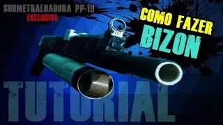 Como fazer arma de feijão - #6 [Bizon PP-19]