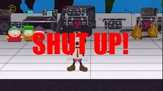 (EARRAPE) Mickey Mouse shouting SHUT UP and losing it - South Park Meme