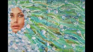 Newspaper Art Journal Page