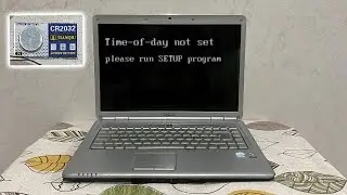 How to fix Date and Time not save in BIOS | DELL Inspiron 1525 Laptop