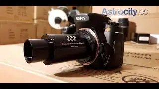 Astrofotografía con proyección de ocular GSO
