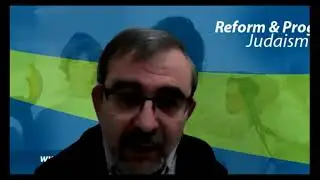Раввин Григорий Котляр в Доме ученых Тель-Авива 10 февраля 2021 года