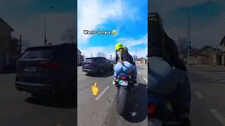 Road provocateurs 🫣 He thought he was the fastest 😂 #moto #race
