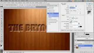 Photoshop cs5// Texto hundido