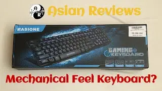 $30 Mechanical Feel Gaming Keyboard - Masione Gaming Keyboard Review