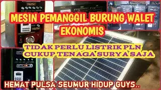 MESIN PEMANGGIL BURUNG WALET TENAGA SURYA
