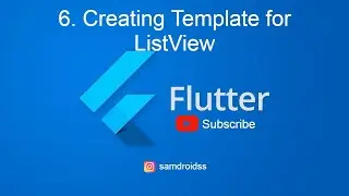 6.  Creating Template for ListView - Firebase - Flutter - FireStore (Coffee App)
