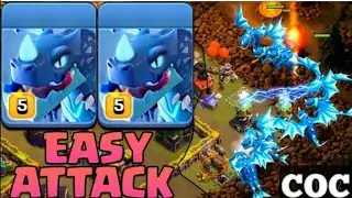 MASSIVE Electro Dragon Attack in TH15 - Best Easy TH15 Air Attack Strategy (Clash Of Clans) l 2023 l