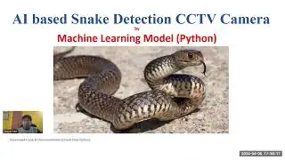 Snake Detection by AI using Yolo Python | CCTV video for live Snake Detection Project Code Download