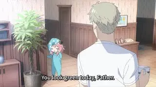 Papa you look green today | Spy x Family Episode 9 Anya cute moments