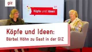Köpfe und Ideen: Bärbel Höhn zu Gast in der GIZ
