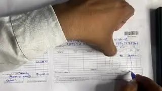 How to fill Cash Deposit Slip of IDFC bank | Accountingsolutions