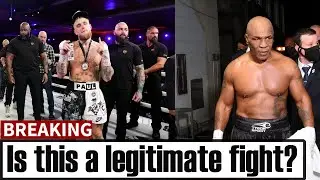 Mike Tyson vs  Jake Paul stirs debate Is this a legitimate fight