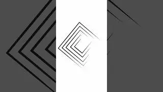 Abstract Circle with Lines and Art Brush 