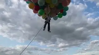 КОСТЯ УЛЕТЕЛ В КОСМОС НА ШАРАХ