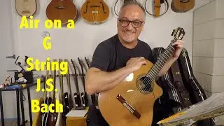 J.S.Bach Air on a G String for Classical Guitar - Orchestral Suite No. 3 in D major