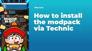 How to install the modpack using the Technic Launcher