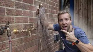 How To Install WARM OUTDOOR SHOWER for Dogs | Family