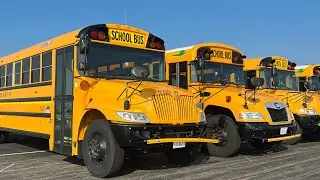 A Ride Around The Bus Yard!
