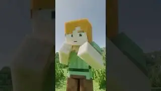 Pov: you started a new world, and trying to catch the cow with your friend 🥩 #shorts #minecraft