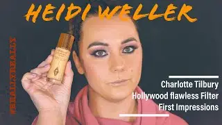 NEW! Charlotte Tilbury Hollywood Flawless Filter FIRST IMPRESSIONS REVIEW #GRWM MAKEUP