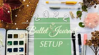 My 2022 bullet journal setup | Easy Yearly Bullet Journal Set Up | Minimalist Bullet Journal 2022
