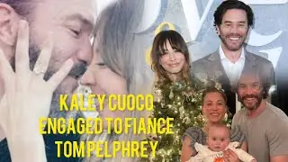 Kaley Cuoco engaged to fiance Tom Pelphrey.
