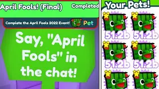 I Completed April Fools Quest And Got NEW FREE EXCLUSIVE PET! (Hippomelon) - Pet Simulator x