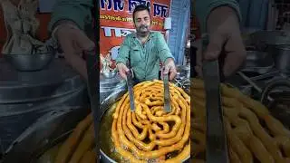 ⚡⚡ Indore Jalebi Making⚡⚡ #shorts #telugufoodie #esangathulu #streetfood  #foodie #omelette