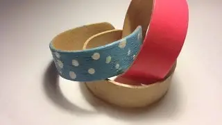 Браслет из палочки от мороженого