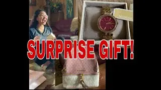 Surprise for Alex//MK Watch & Backpack//