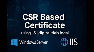 How to Generate CSR and Install SSL Certificate in IIS | AD CS Web Enrollment | Windows Server 2022