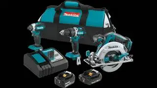 Makita CX301RB 2 0Ah 18V LXT Lithium Ion Sub Compact Brushless Cordless Combo Kit 3 Piece, Black