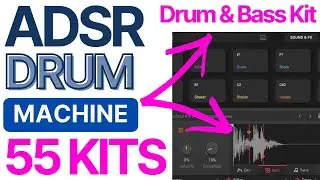 ADSR DRUM MACHINE Special Introductory Offer (Drum & Bass Kit Demo) 55 KIts - 800 beats