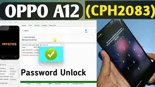 OPPO A12CPH 2083PINPATTERNPASSWORD UNLOCK BY SP FLASHTOOL 2022